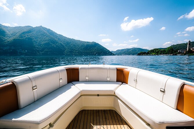 1H Private Cruise Lake Como Tender Yacht Invictus 6 pax - Como to Cernobbio: Villa Erba and the Villa d’Este Orbit