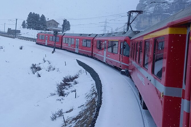 Bernina Red Train, Swiss Alps & St Moritz From Milan - The train seat strategy: window time, crowd level, and photo pacing