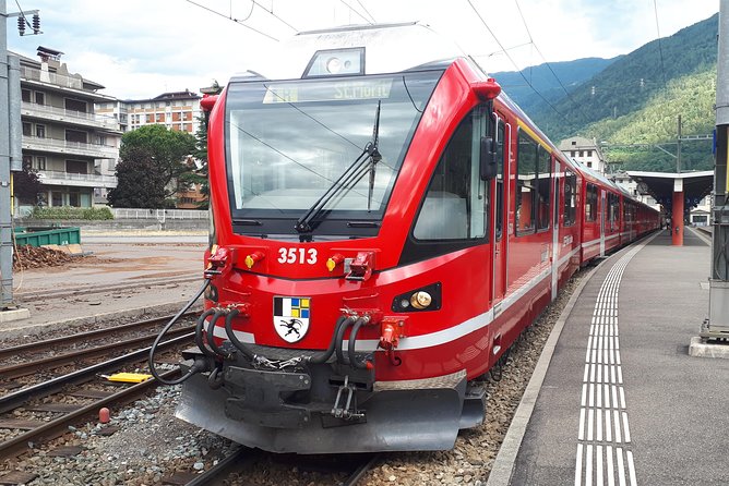 Bernina Red Train, Swiss Alps & St Moritz From Milan - Tirano in the evening: what you get (and what you don’t)