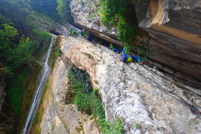Canyoning "Vione" - advanced Canyoningtour also for sportive beginner - Meeting in Tignale: Getting Ready Without Losing Time
