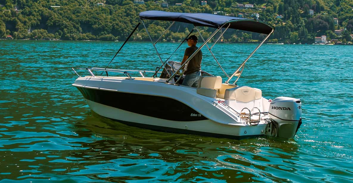 Como: 2-Hour Boat Rental on Lake Como - The orientation: how you get comfortable at the helm