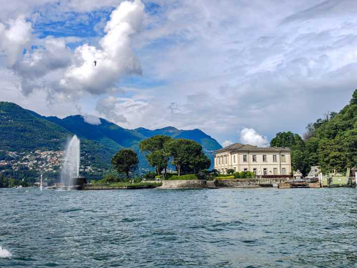 Como: Lake Como Shared Boat Tour - The Como shoreline start: cathedral views, Voltiano Temple, and Villa Olmo