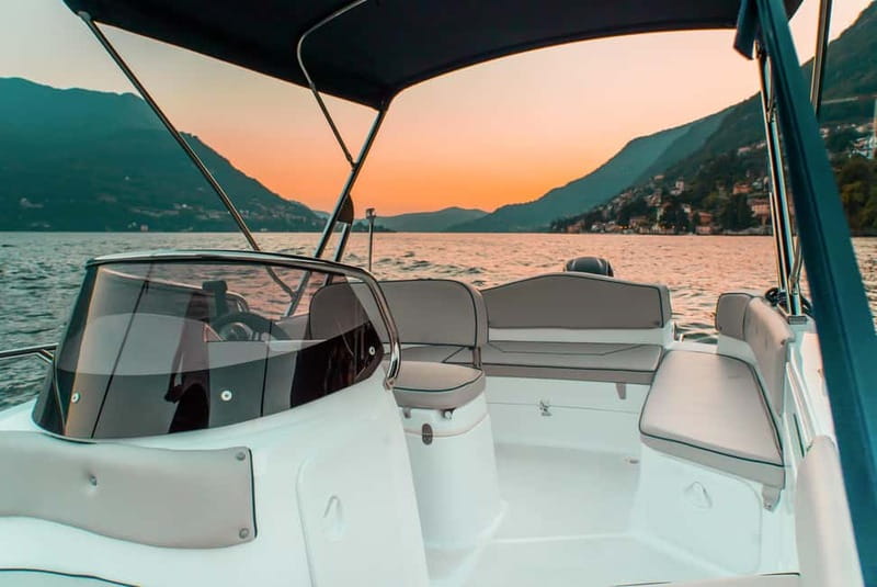 Como: Private 1-Hour Boat Rental - The 1-hour route: from Como toward Villa Erba and onward