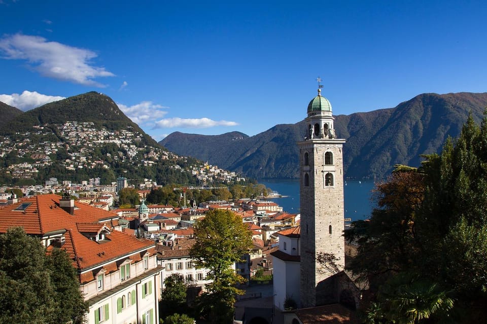 From Como: Bellagio, Como & Lugano Day Tour with Lake Cruise - Como on foot: Piazza Volta, Piazza Cavour, and the Cathedral