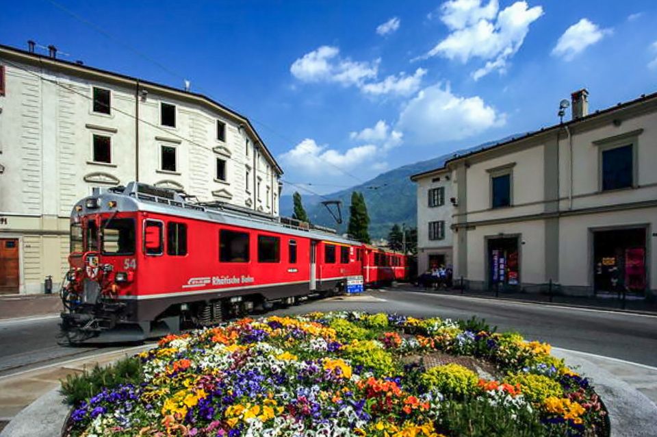 From Milan: Lake Como Cruise, St. Moritz & Bernina Red Train - St. Moritz Free Time: Glamour Meets Real Weather