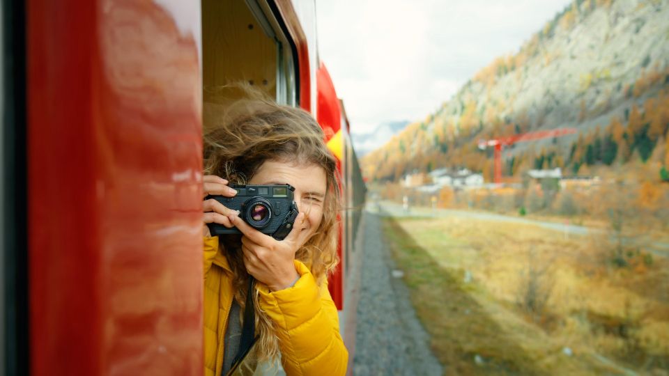 From Milan: St Moritz & Alps Day Trip with Bernina Red Train - Bernina Pass and Swiss Alps sightseeing: when the views actually land