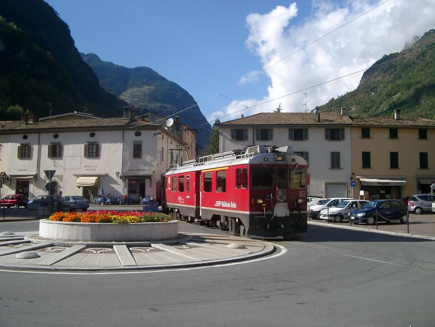 From Milan: St. Moritz Day Tour by Bernina Train - A 12-hour plan: Milan to Tirano, then the Bernina red train to St. Moritz