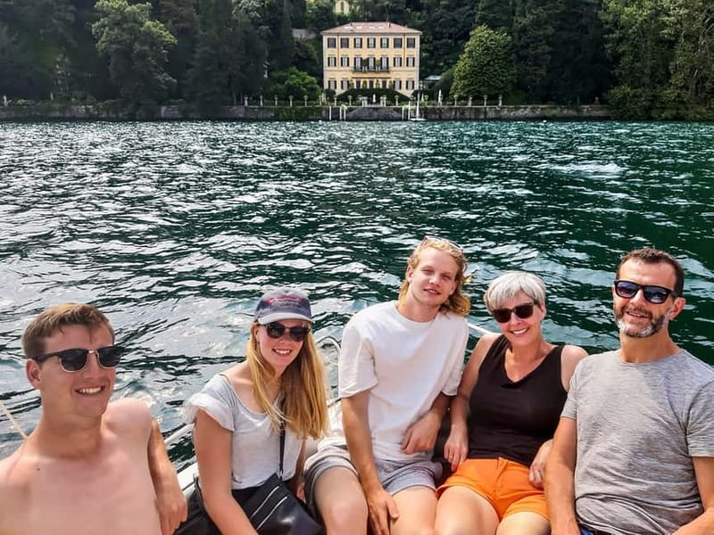 Lake Como: 2h Shared Boat Tour with Wine Tasting - Villa Pliniana swimming and the Mandarin Oriental stretch