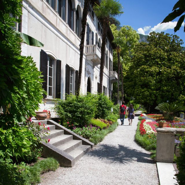 Lake Como: Lakeside Villas Entry Tickets with Ferries - Villa Melzi d’Eril gardens in Bellagio: sculptures, a Moorish temple, and a Japanese pond