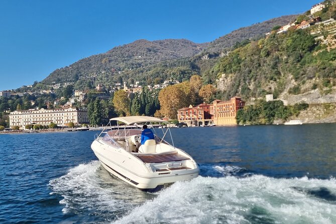 Lake Como Shared Boat Tour and Aperitif with Prosecco - Onboard kit: English guide, smartphone audio, and included drinks