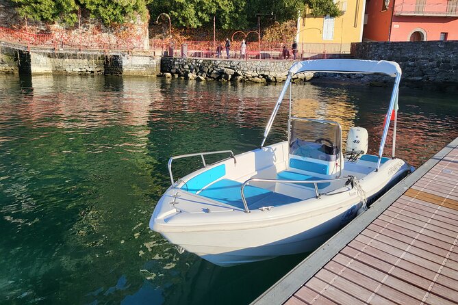 License Free Boat Rental 40hp - Lake Como - Speed, Comfort, and the Best Kind of Pause: Stops and Swims