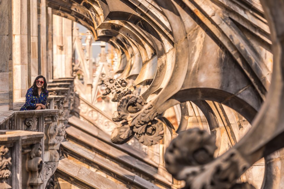 Milan: Cathedral Rooftop Tour - What you’ll spot on the Duomo roof: spires, statues, gargoyles, and the golden Virgin Mary