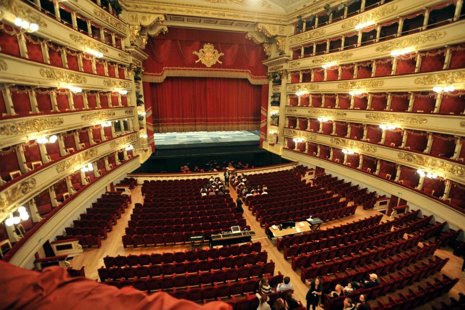 Milan: La Scala Theater & Museum Guided Experience - Crystal Chandelier Views and the Neoclassical Interior