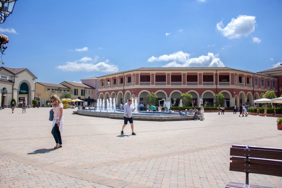 Milan: Serravalle Designer Outlet Roundtrip Bus Transfer - Break Time at the Outlet: Walkways, Benches, and Snack Reality