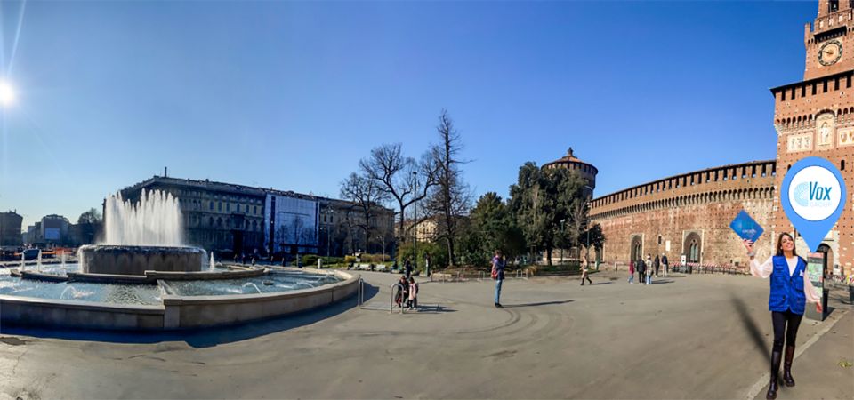Milan: Sforza Castle Entry Ticket with Digital Audio Guide - How the Vox City Audio Guide Works During Your Walk