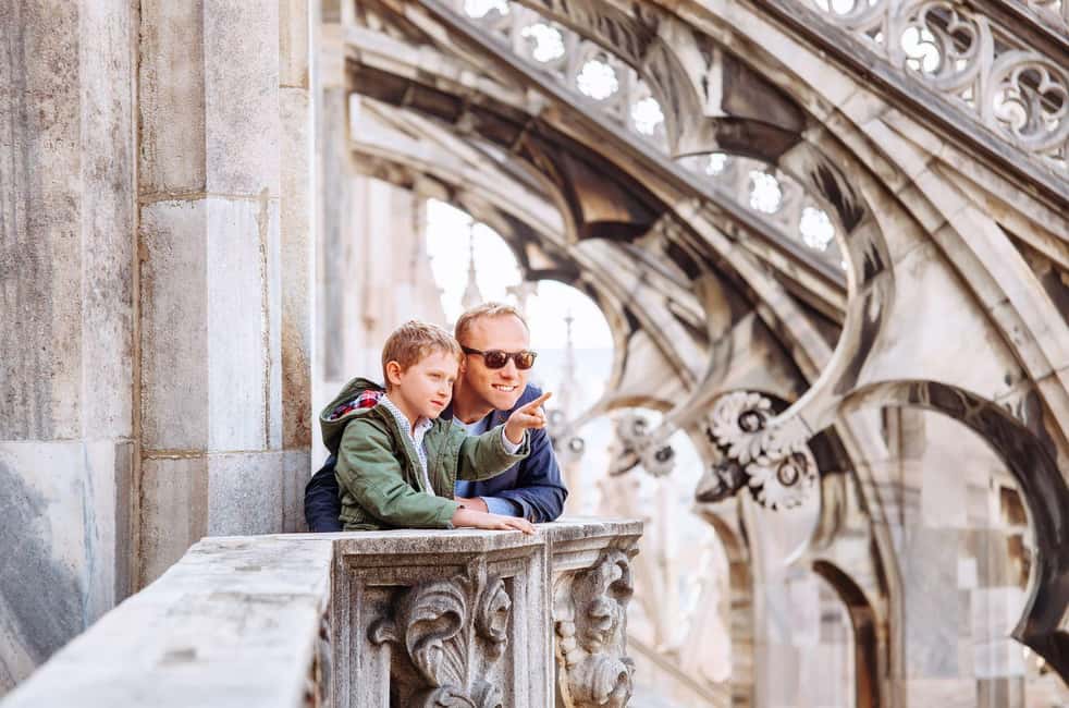 Milan Small Group: Duomo & Rooftop, Castle, Gelato Tasting - Inside the Duomo: marble scale, underground history, and the 1930s law