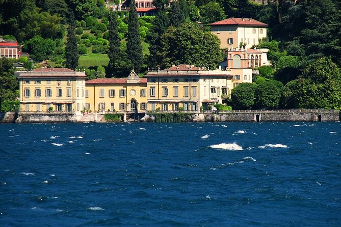 Private 1 hour Boat Tour Como Lake Como - Villa associated with Versace: neon-yellow neoclassical drama