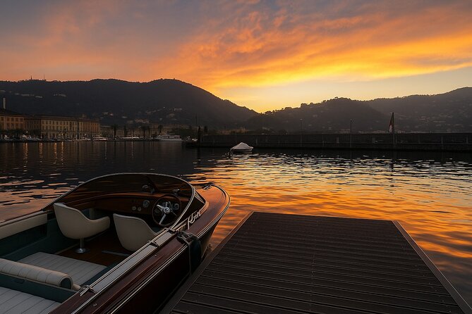 Private Boat Tour Como Wooden Classic Boat - 1) It’s a real private charter, not a seat on a group boat