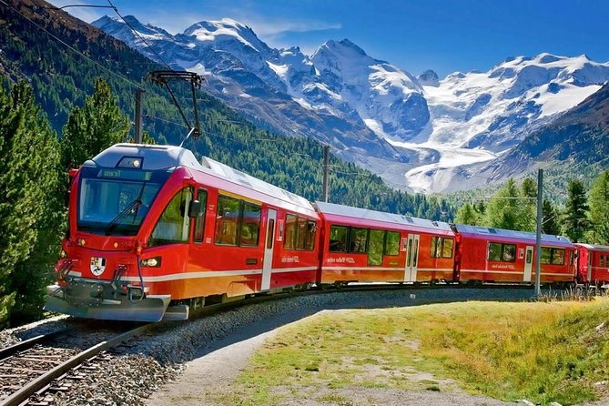 Private tour to Bernina train & Lake Como. Hotel pick-up - Milan Hotel to St. Moritz: Where the Day Really Comes Together